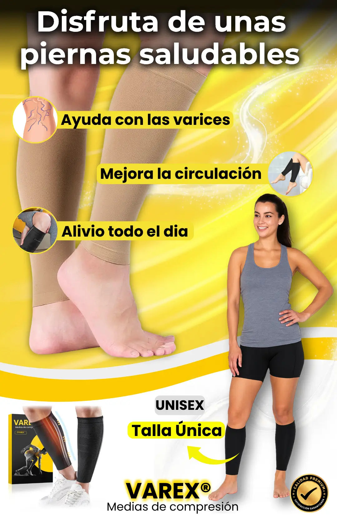 VAREX medias de compresión