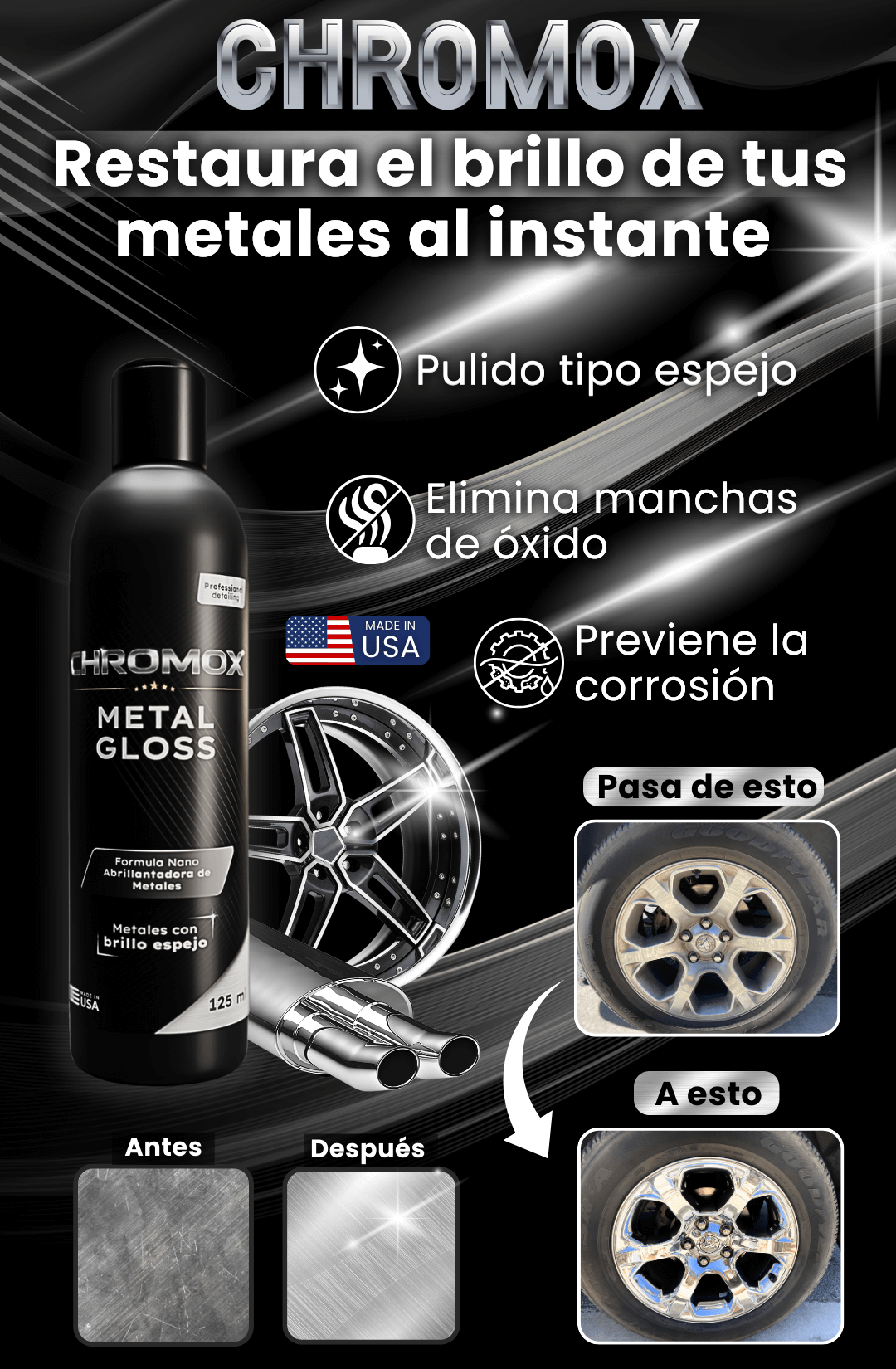Promo 2x1 Metal Gloss