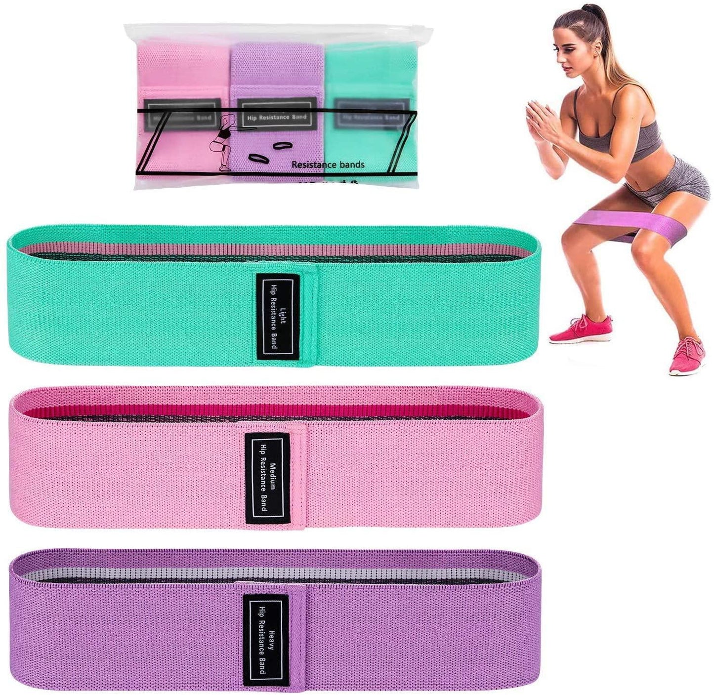 SET BANDAS PREMIUM DE TELA X3