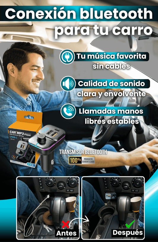 Transmisor Bluetooth para carro