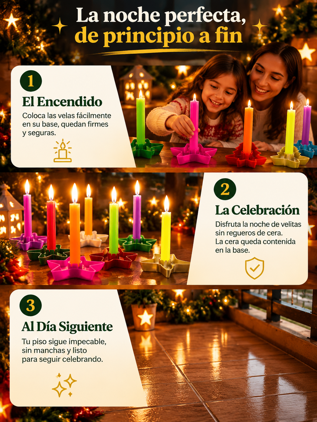 PROMO Portavelas Navideños