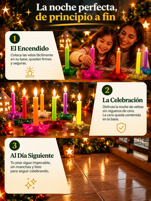 PROMO Portavelas Navideños