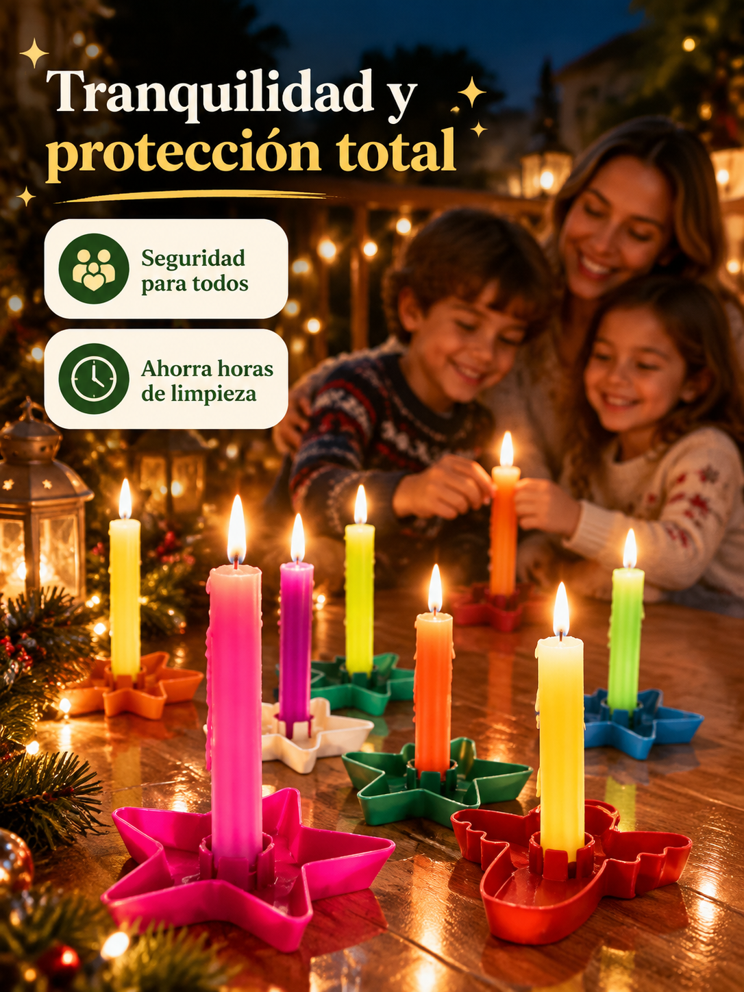 PROMO Portavelas Navideños
