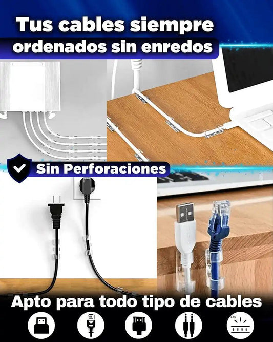 CLIPS ORGANIZADORES CABLES